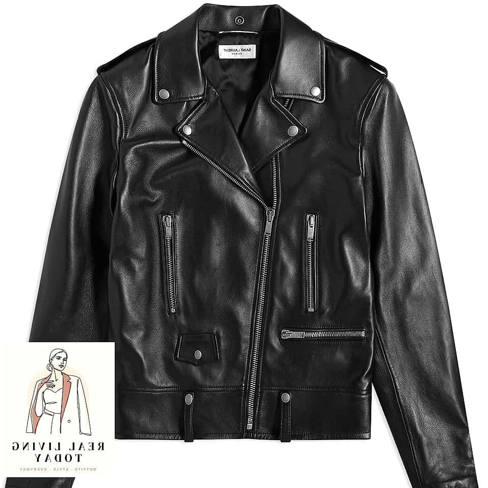 The Leather Jacket and Mini Skirt Combo