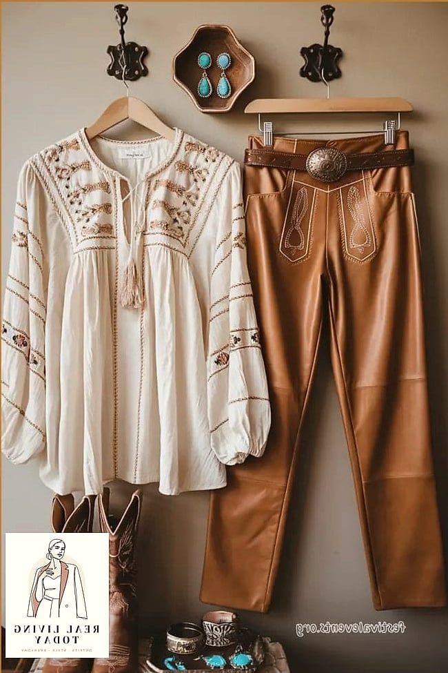 20 Nashville Outfits That Actually Look Amazing 7 Leather Pants and a Corset Top