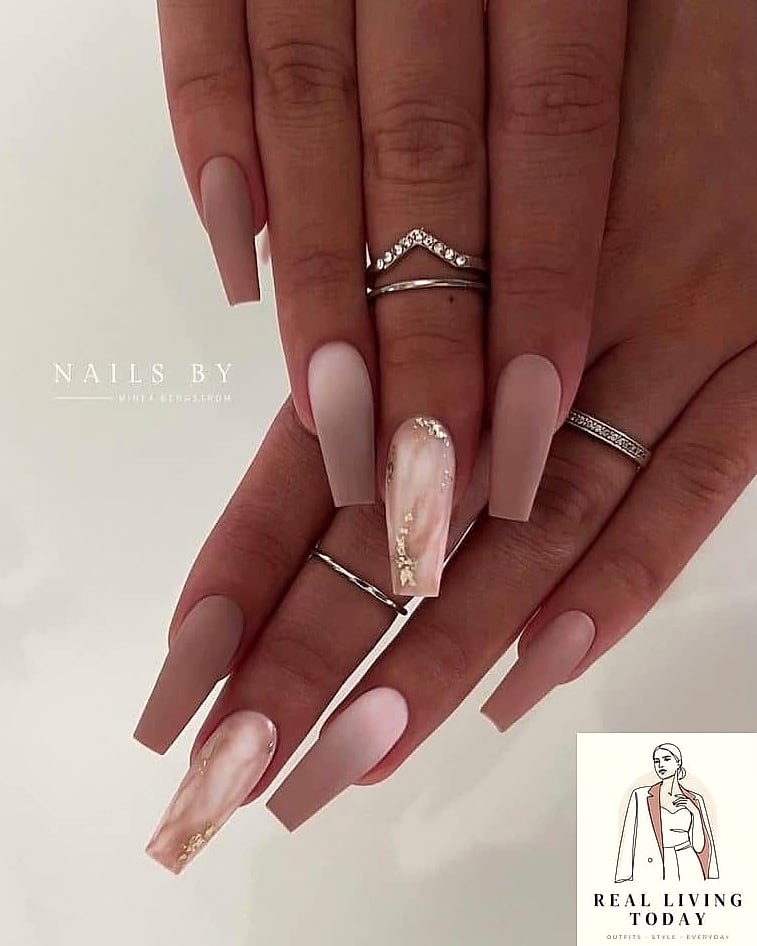 23 Old Money Nails That Are Going Viral on Pinterest 17 Matte Nude