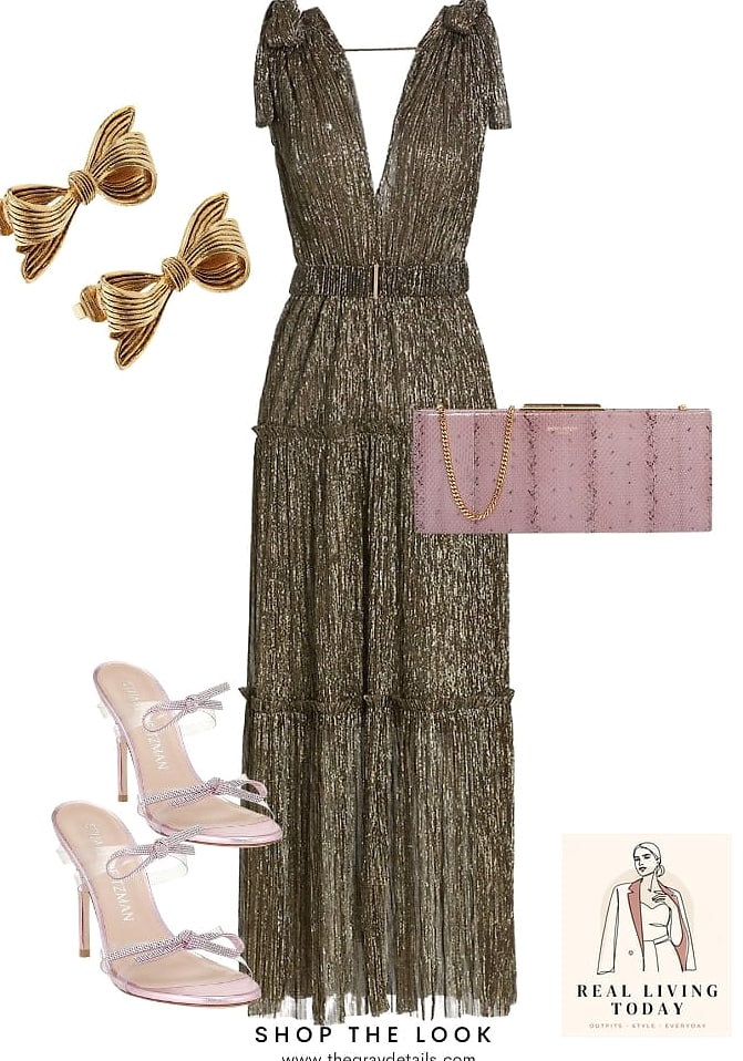 22 Fall Wedding Guest Dresses From Amazon Fashion That Are Seriously Stylish Right Now 21 A Metallic Slip Dress for Evening Receptions