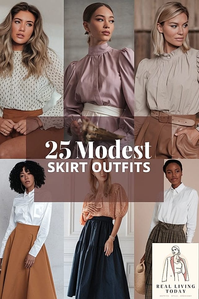 The Midi Skirt and Fitted Turtleneck