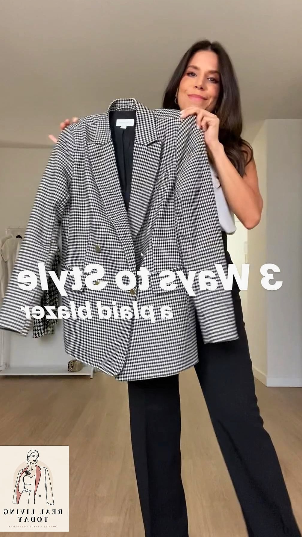 Oversized Blazer Over a Bodysuit