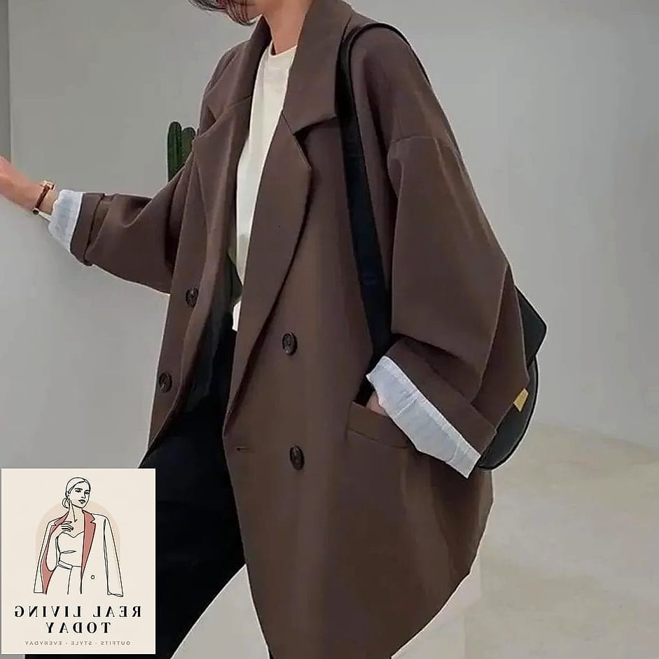 22 Coat Outfit Ideas That Will Make You Look Like the Coolest Girl This Season 3 Oversized Blazer as a Coat Substitute