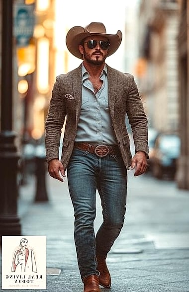 26 Cowboy Boots Outfit Worth Pinning Immediately 4 The Oversized Blazer Moment