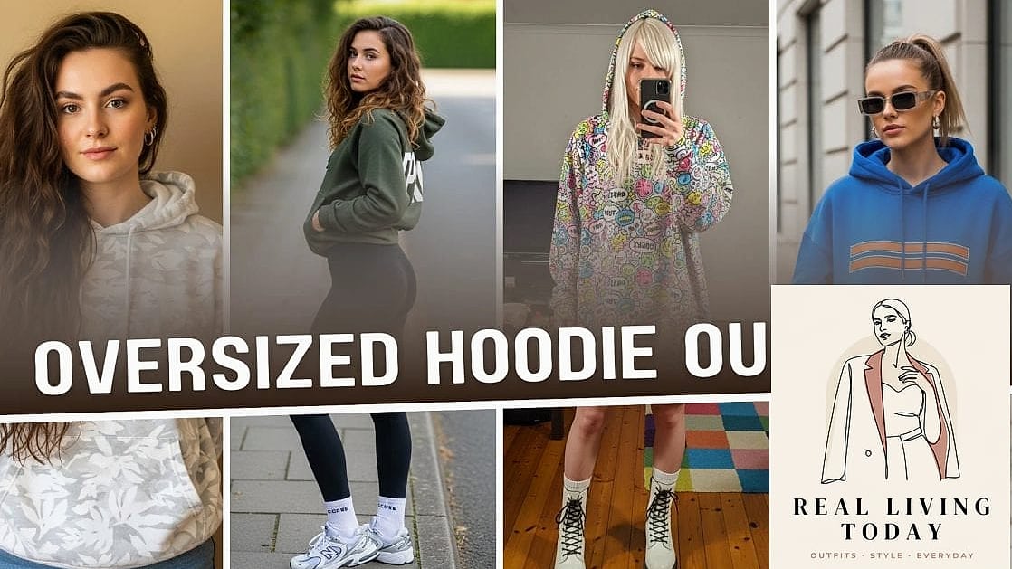 25 Friendsgiving Outfit Ideas That Are Stylish, Cozy and Totally Pinterest-Worthy 15 Oversized Hoodie, But Make It Fashion