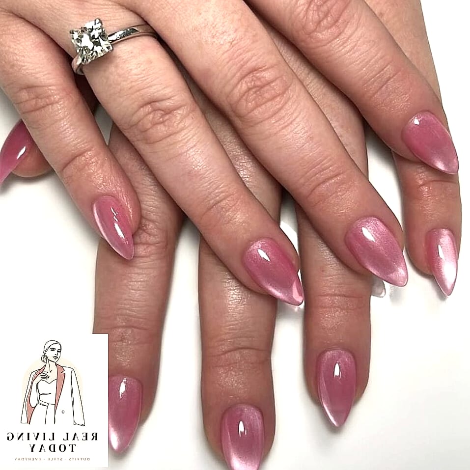25 Pink Nail Ideas for Every Mood and Skill Level — Your Next Manicure Is Here 10 Pink Cat Eye Nails