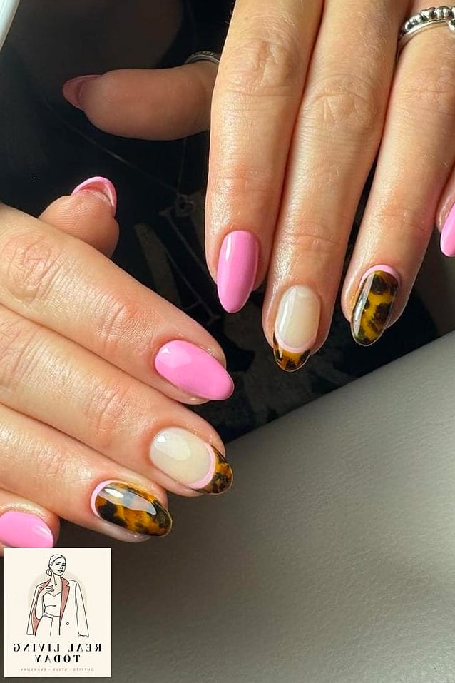 25 Pink Nail Ideas for Every Mood and Skill Level — Your Next Manicure Is Here 15 Pink Tortoiseshell Nails