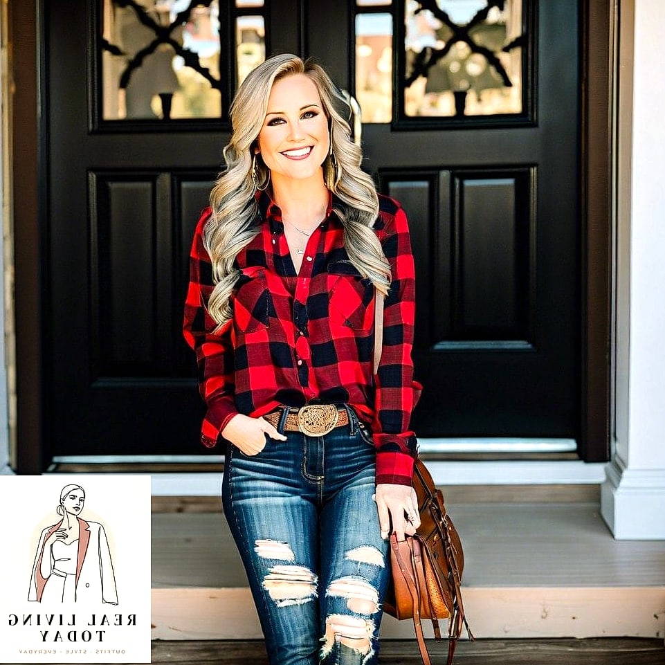 20 Nashville Outfits That Actually Look Amazing 6 Plaid Flannel and Biker Shorts
