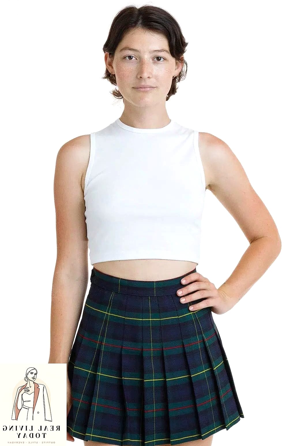 23 Tennis Skirt Outfit That Are Going Viral on Pinterest 11 Plaid Tennis Skirt Moment