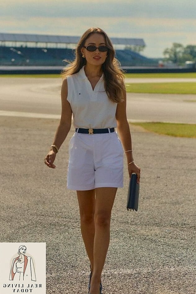 26 Satin Lace Shorts Outfit That Will Elevate Any Wardrobe 20 Preppy Polo Pairing