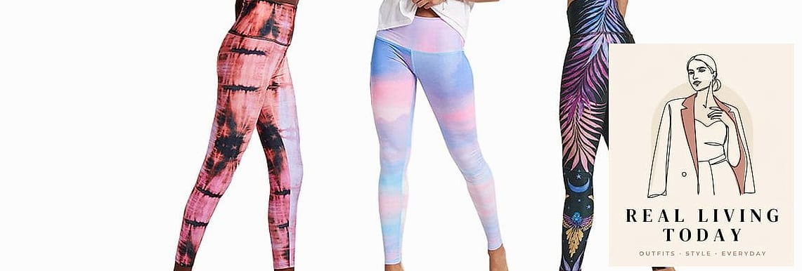 21 Yoga Outfit Ideas That Are Going Viral on Pinterest 17 Printed Leggings as the Statement Piece