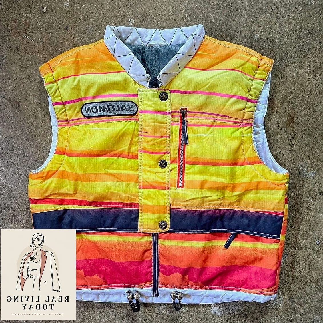 Puffer Vest and Turtleneck Layer