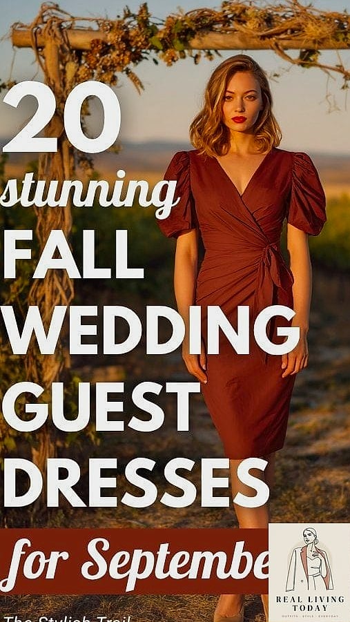 22 Fall Wedding Guest Dresses From Amazon Fashion That Are Seriously Stylish Right Now 14 The Puff-Sleeve Dress for Romantic Fall Vibes