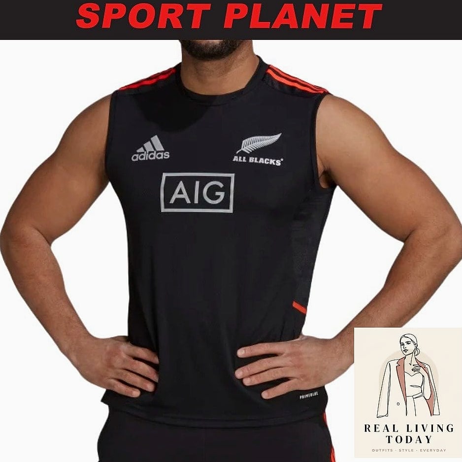 Rugby Shirt Worn Open Over a Tank Top