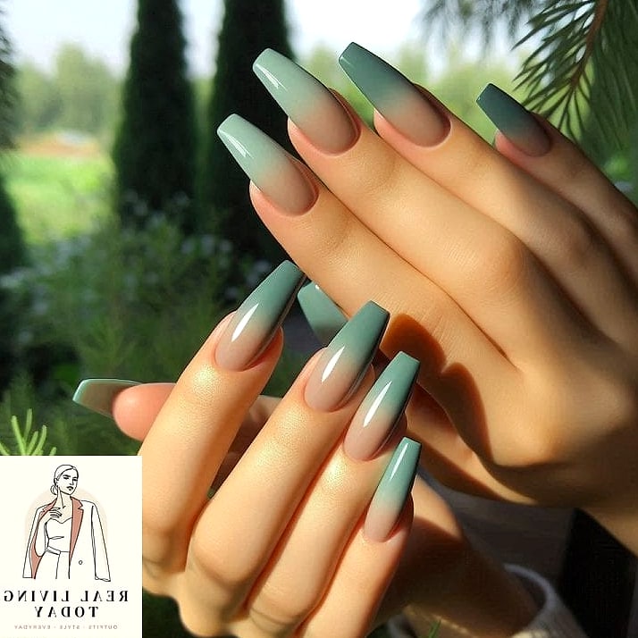 Sage Green Ombre