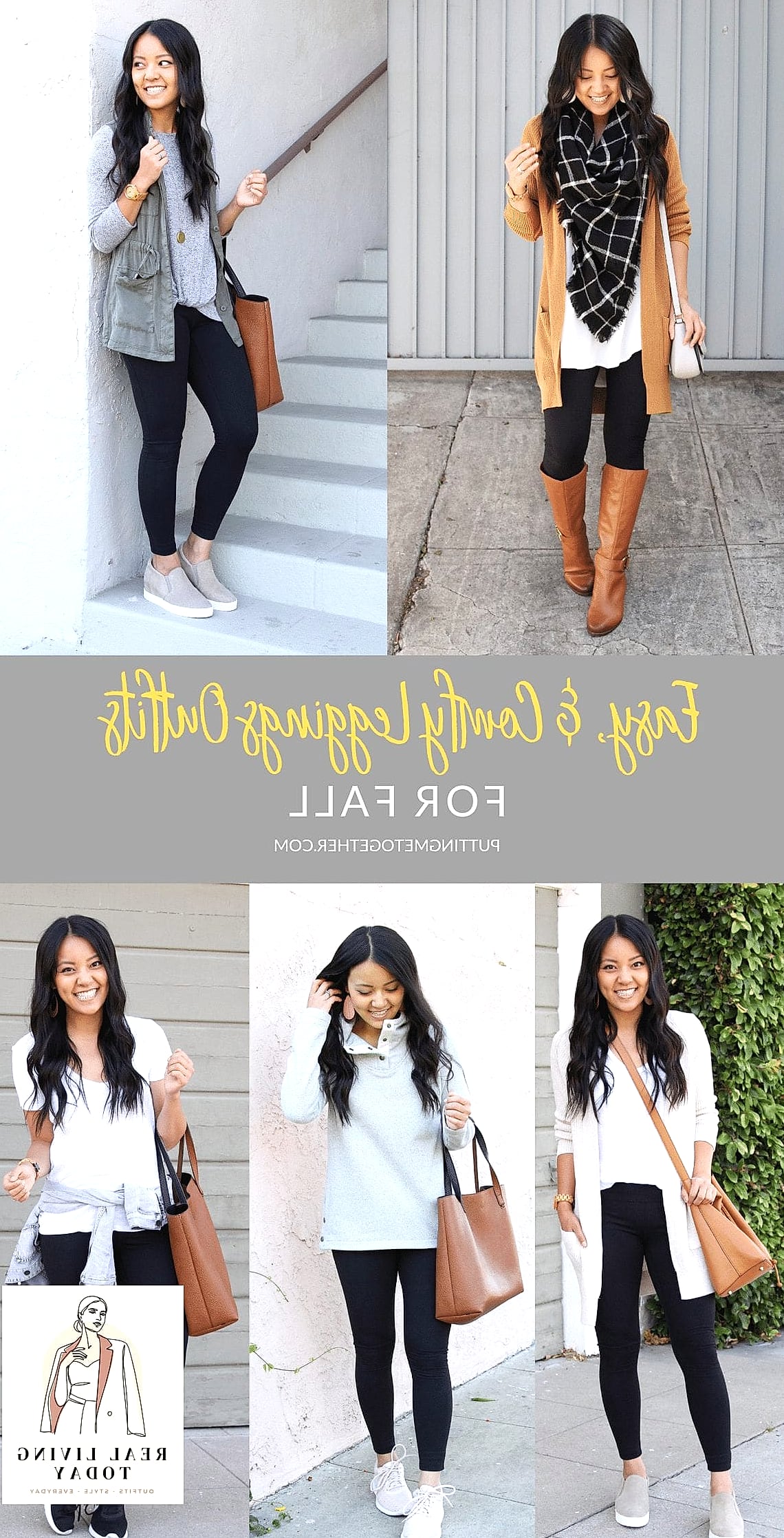 30 Leggings Outfit Fall to Copy Right Now 14 The Slip Dress Over Leggings
