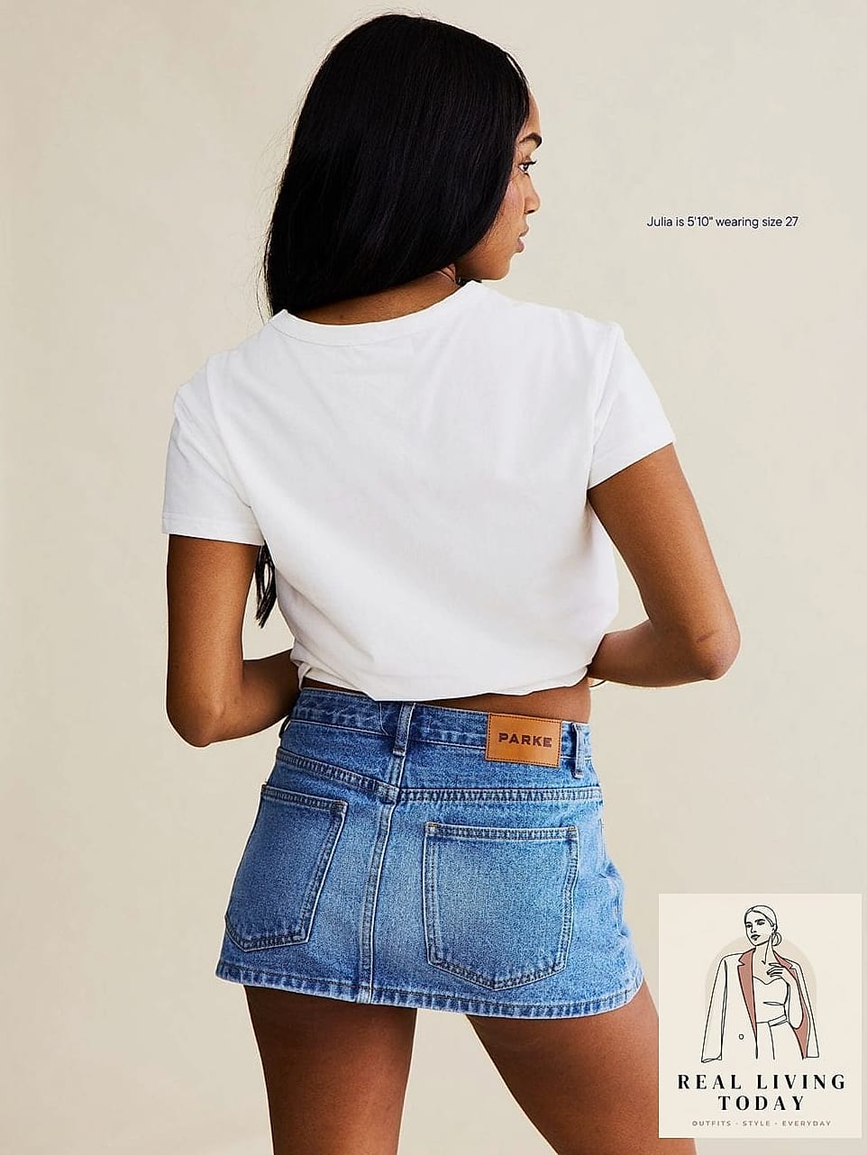 28 Denim Mini Skirt Outfit Worth Pinning Immediately 17 Slip Dress Layered as a Top
