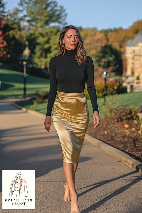 The Slip Skirt and Sweater Combo