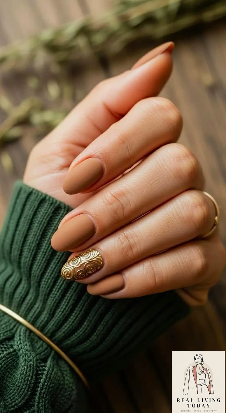 23 Old Money Nails That Are Going Viral on Pinterest 3 Soft Camel Tones