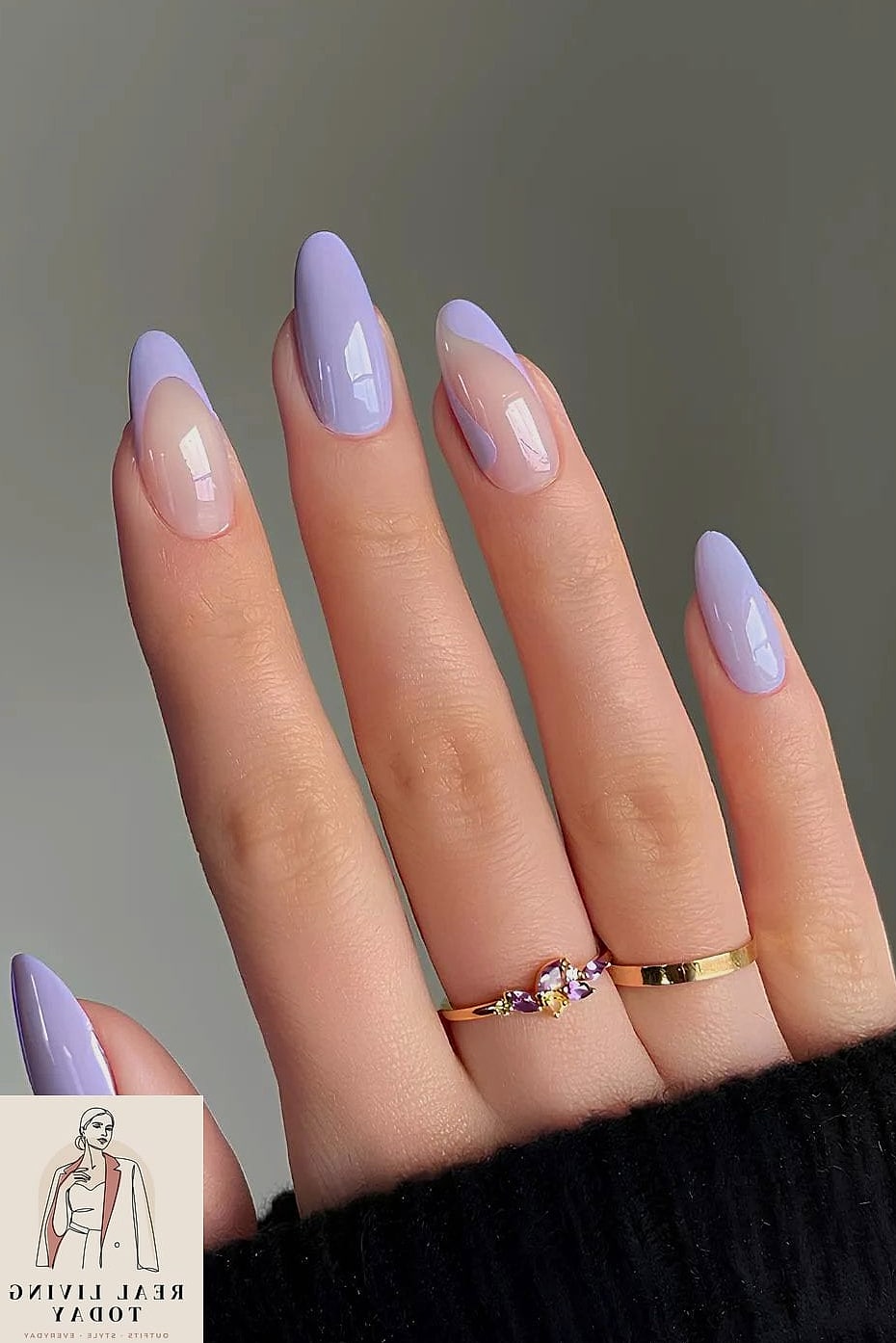 22 Short Nails You'll Want to Try Immediately 7 Soft Pastel Lavender
