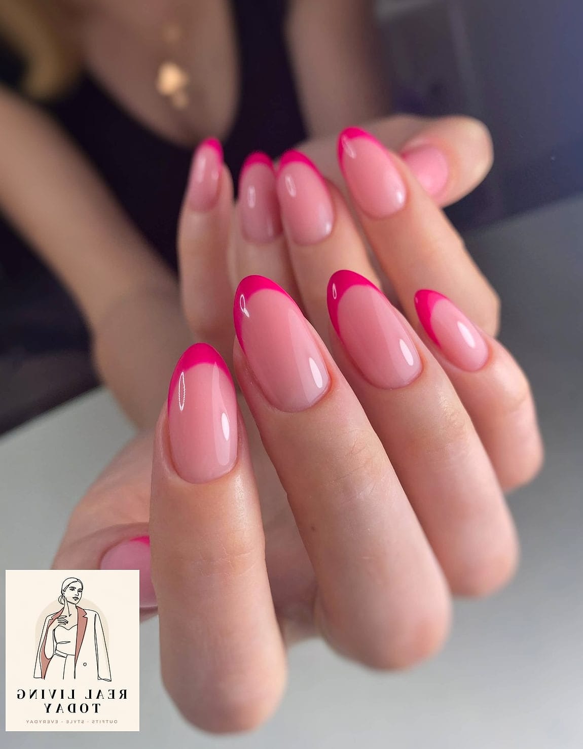 22 Short Nails You'll Want to Try Immediately 18 Soft Pink French with a Twist
