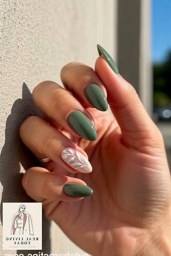 22 Short Nails You'll Want to Try Immediately 14 Soft Sage Green