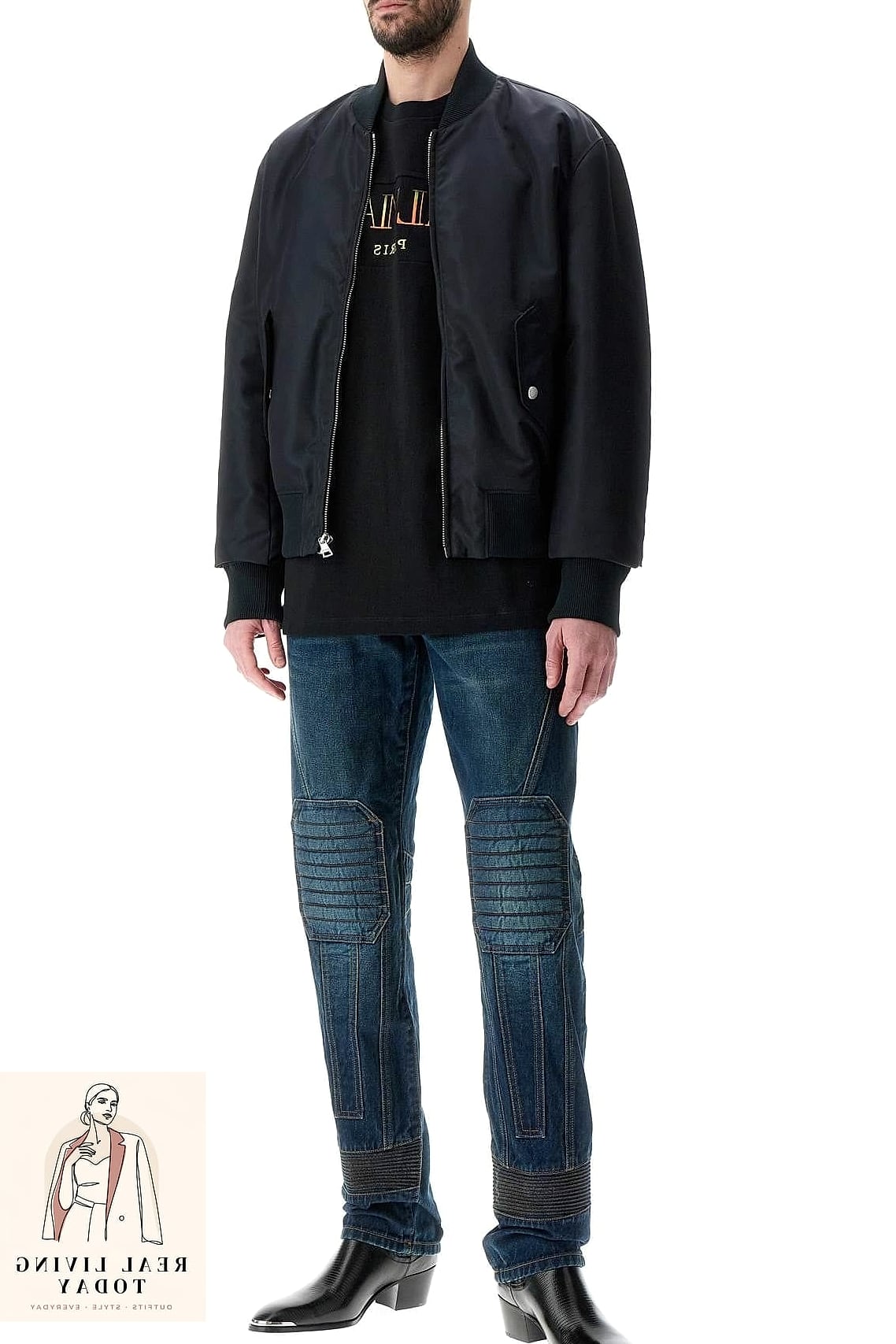 30 Dark Blue Jeans Outfit That Actually Look Amazing 27 Sporty Chic with Biker Shorts Layered Under