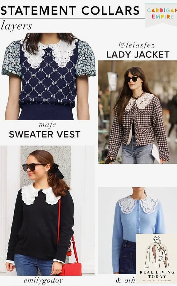 28 Clothes Out Of Style Fall Winter That Actually Look Amazing 19 Statement Collar Blouses