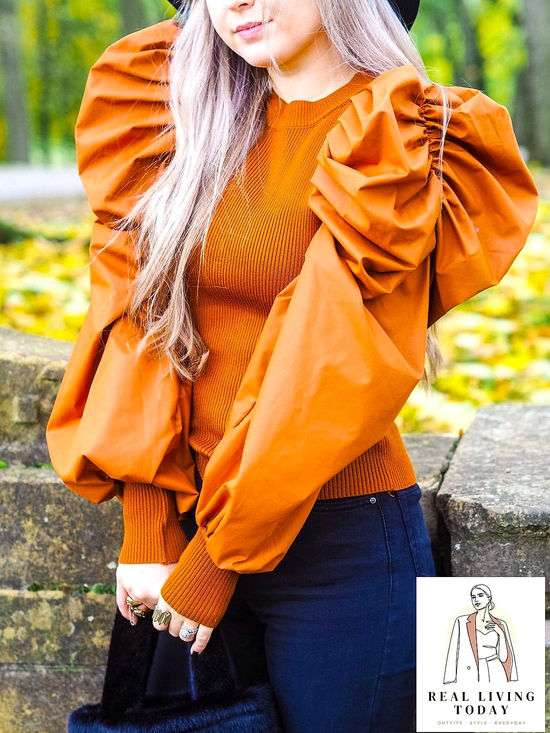 25 Fall Business Outfit Ideas to Copy Right Now 23 Statement Sleeves, Simple Everything Else