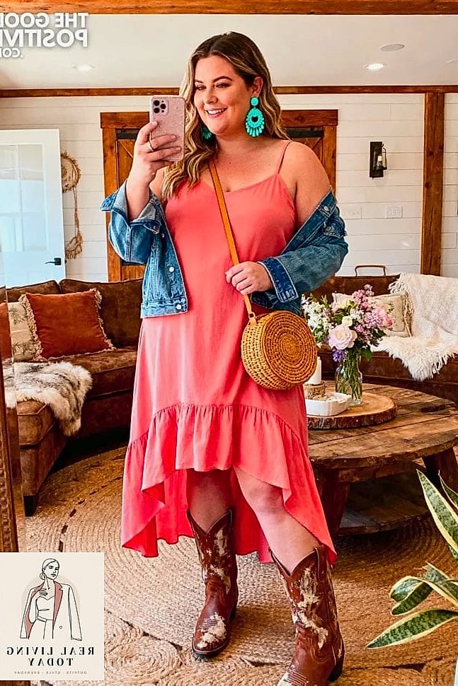 20 Nashville Outfits That Actually Look Amazing 9 Sundress and Cowboy Boots