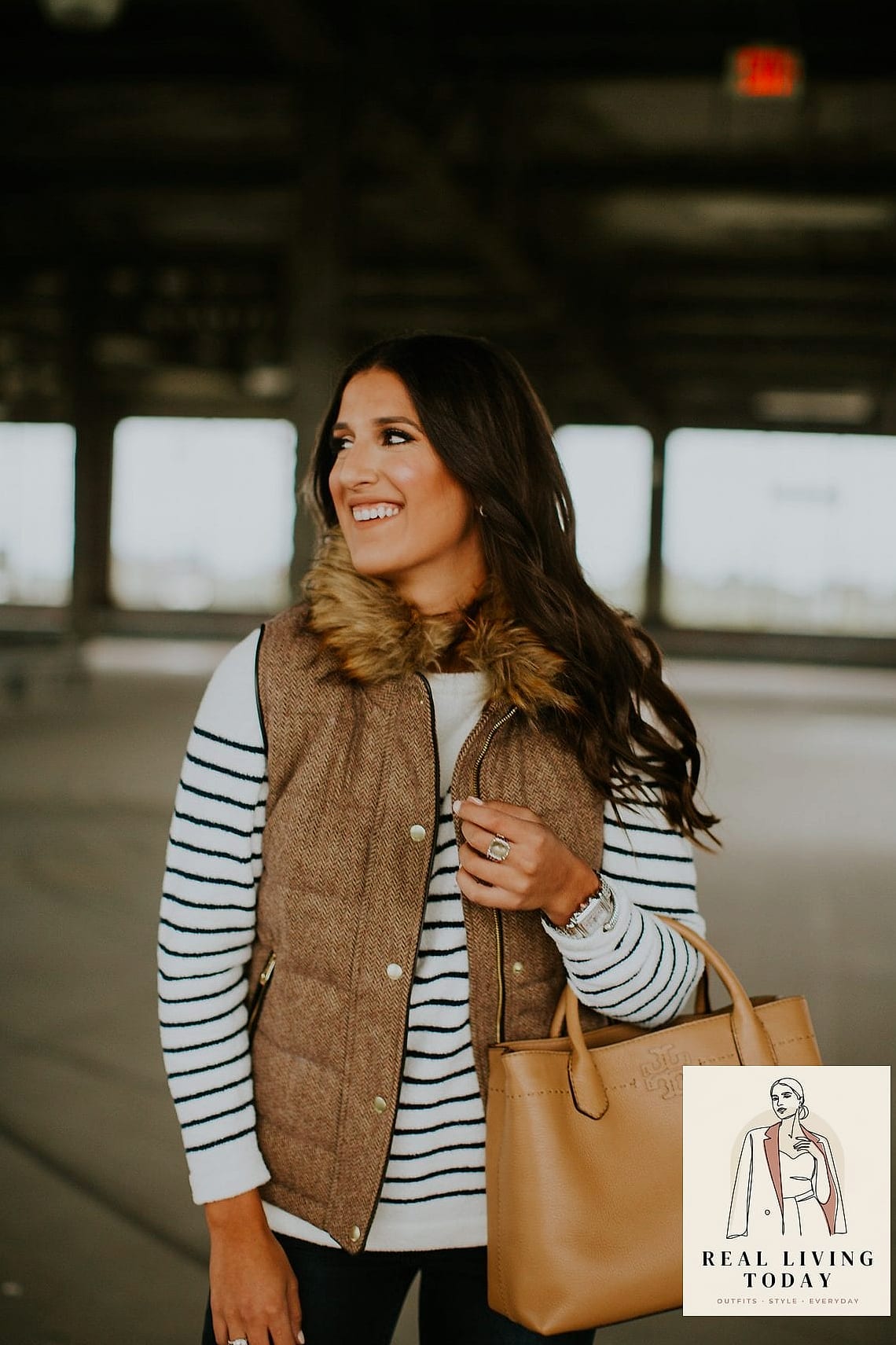 Sweater Vest Over a Collared Shirt