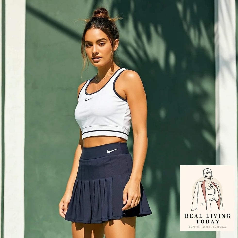 23 Tennis Skirt Outfit That Are Going Viral on Pinterest 6 Tennis Skirt with a Corset Top