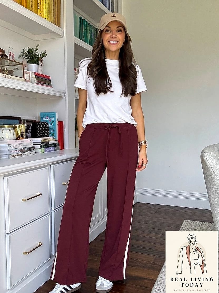 28 Track Pants Outfit You'll Want to Wear on Repeat 25 Track Pants for a Friendsgiving Gathering