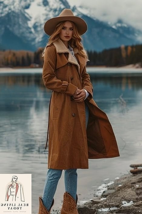 26 Cowboy Boots Outfit Worth Pinning Immediately 17 The Trench Coat Layer