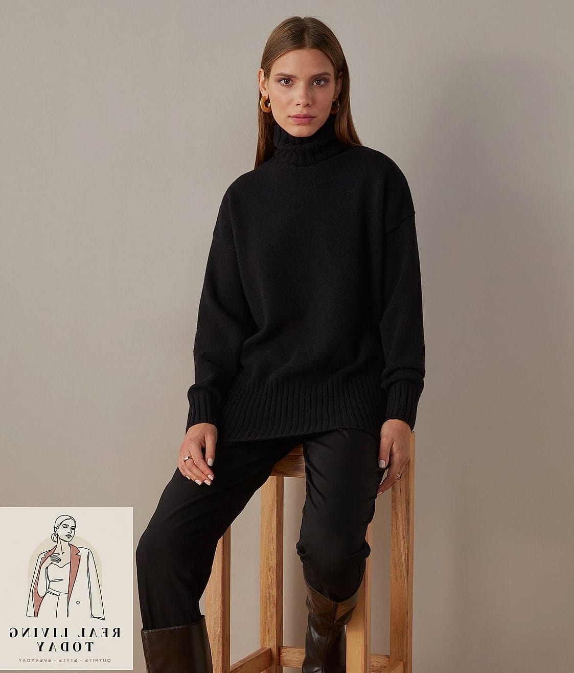 30 Leggings Outfit Fall to Copy Right Now 10 The Turtleneck and Leggings Uniform