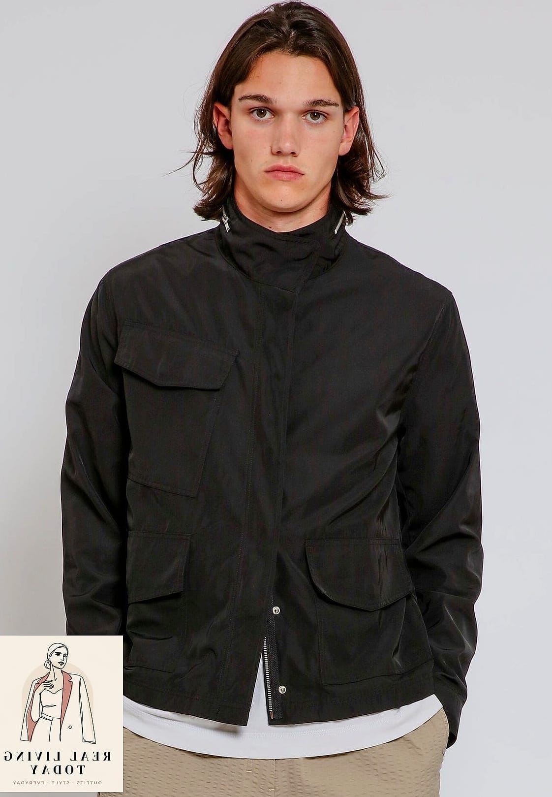 Utility Jacket and Combat-Style Boots