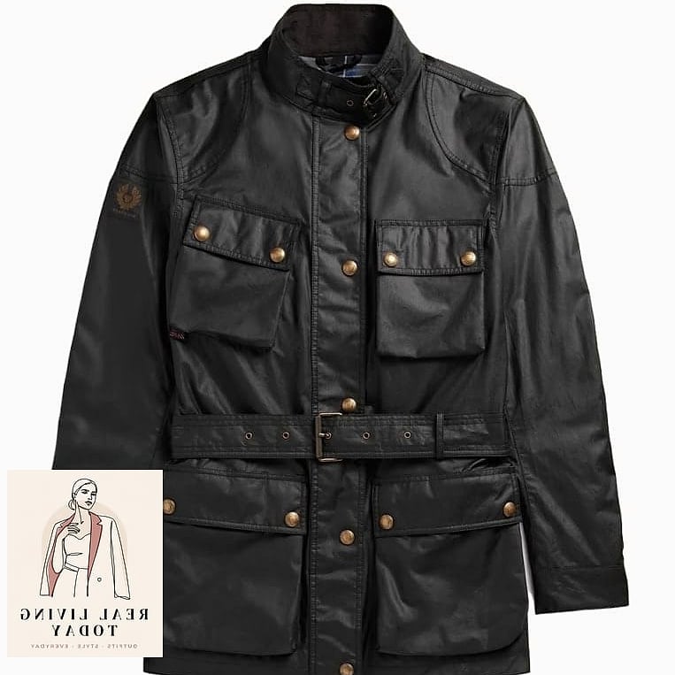 22 Coat Outfit Ideas That Will Make You Look Like the Coolest Girl This Season 13 Utility Jacket with a Corset Top