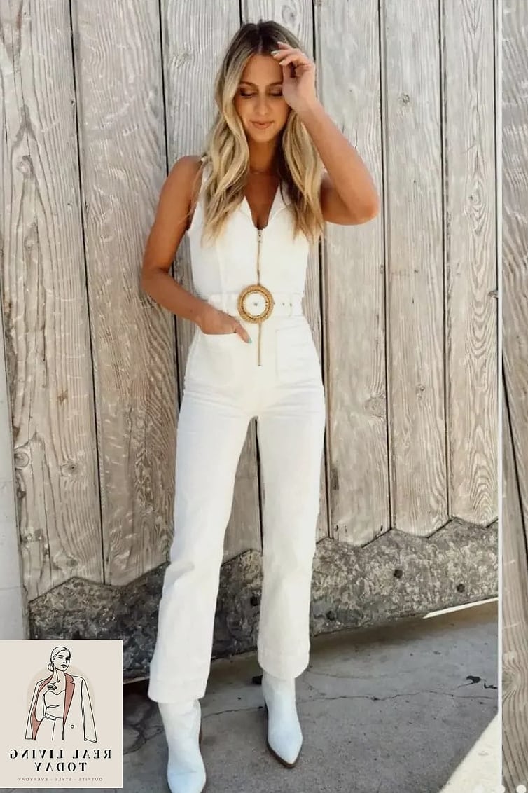25 Country Concert Outfit Ideas That Are Stylish, Fun and Totally Western 8 Western Jumpsuit for Easy Dressing