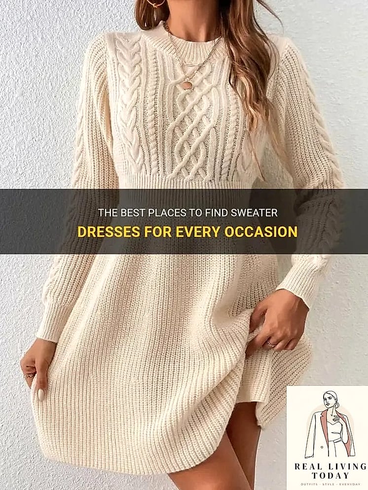How To Style A Sweater Dress — Everything You Need to Know 6 Where to Shop