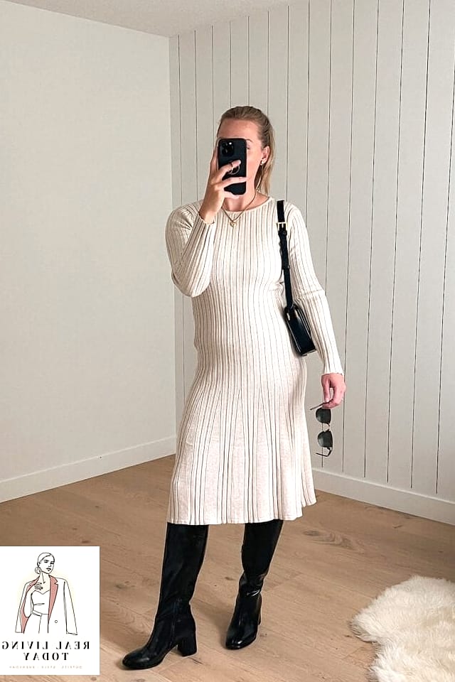 How To Style A Sweater Dress — Everything You Need to Know 2 Why This Look Works Right Now