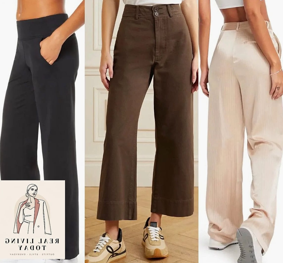 29 Trendy Sneakers Outfit You Need to Know About 5 Wide-Leg Trousers with Retro Runners