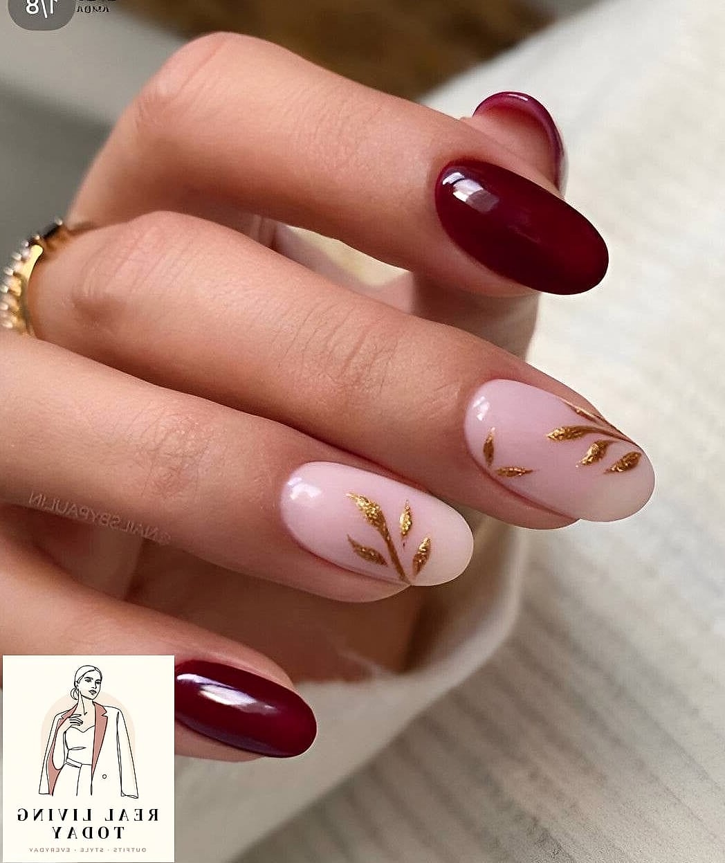 25 Fall Chrome Nail Ideas So Good They're Worth Every Penny at the Salon 22 Wine Red Chrome for a Grown-Up Statement