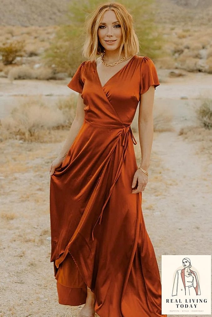 Wrap Dress and Statement Boots