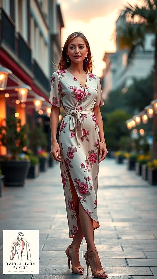 The Wrap Dress with Long Sleeves